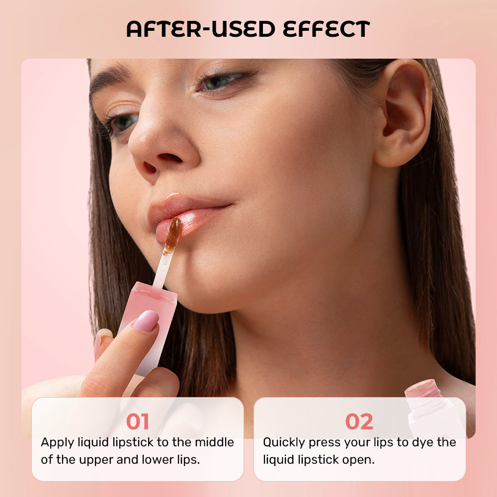 MQO brand lipgloss 2pcs  moisturizing lip gloss &  matte lipsticks
